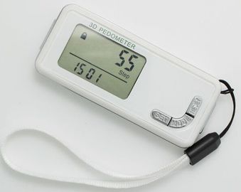 China 7 days memory calorie count 3D pedometer with lanyard supplier