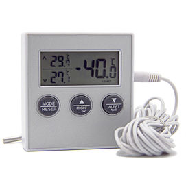 China DTH-117 Digital Alarm Fridge Freezer Magnet Thermometer Refrigerator Thermometer with Max Min Record Function supplier