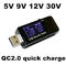 USB 5V 9V 12V 30V  Battery Tester QC2.0 capacity Power Detector Voltage Current Meter supplier