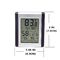 DTH-124 LCD Touch Screen Max MIN Digital Hygrometer Indoor Outdoor Thermometer Humidity Monitor supplier