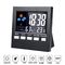 Indoor 12/24 Hour Time Display Digital LCD Weather Clock With Backlight supplier
